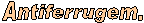 Antiferrugem. 